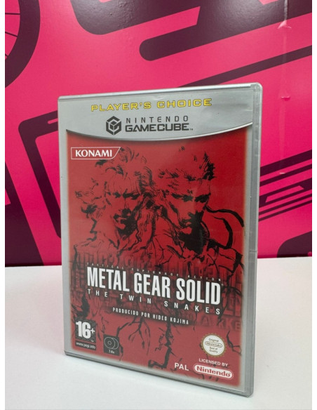 7-7-79516-1-Videojuego GameCube Metal Gear Solid The Twin Snakes 