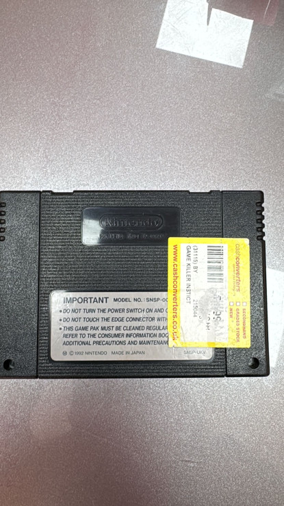 7-7-79591-2-Videojuego Nintendo 64 Killer Instinct