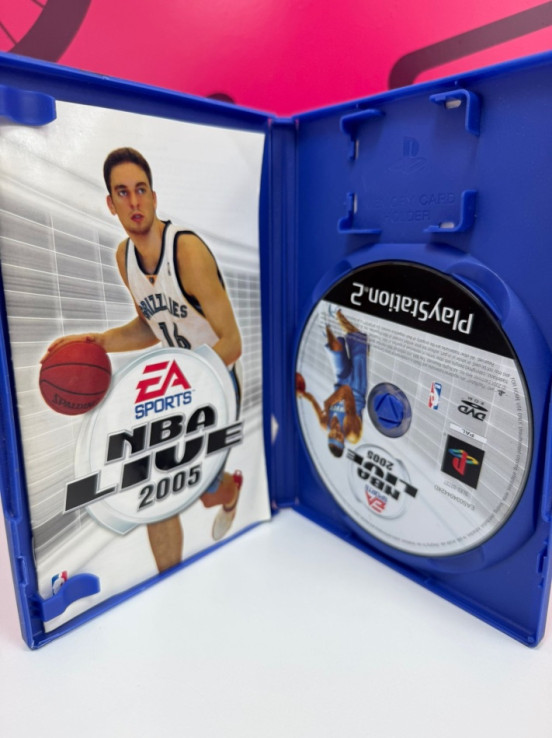 7-7-79613-2-Videojuego PS2 NBA LIVE 2005