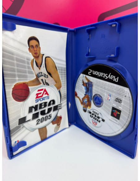 7-7-79613-2-Videojuego PS2 NBA LIVE 2005