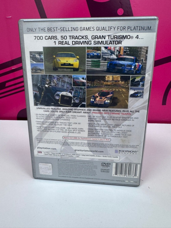 7-7-80002-2-Videojuego PS2 Gran turismo 4 