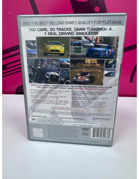 7-7-80002-2-Videojuego PS2 Gran turismo 4 