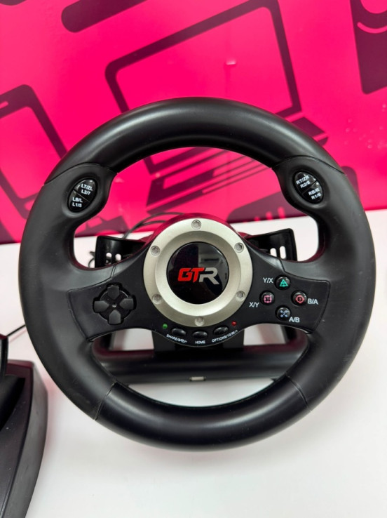 7-7-80038-3-Volante Ps4 JINSHU 2 GTR Multiplatform Racing Wheel 