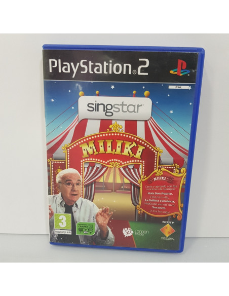 8-8-55069-1-Videojuego PS2 Singstar MILIKI