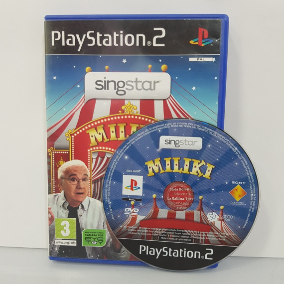 8-8-55069-3-Videojuego PS2 Singstar MILIKI