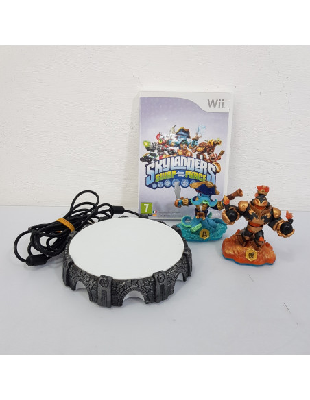 8-8-59142-1-Videojuego Wii Skylanders Swap Force plataforma 2figuras 