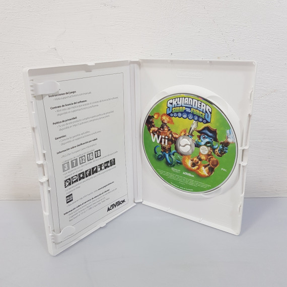 8-8-59142-2-Videojuego Wii Skylanders Swap Force plataforma 2figuras 