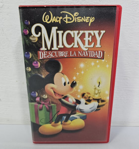 8-8-60826-1-Cine, DVD y películas Vhs Mickey Descubre la Navidad 