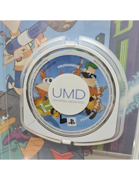 8-8-62660-4-Videojuego PSP Phineas y Ferb 2ª dimension