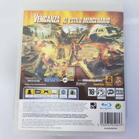 8-8-62929-2-Videojuego PS3 Mercenaries 2 World In Flames 