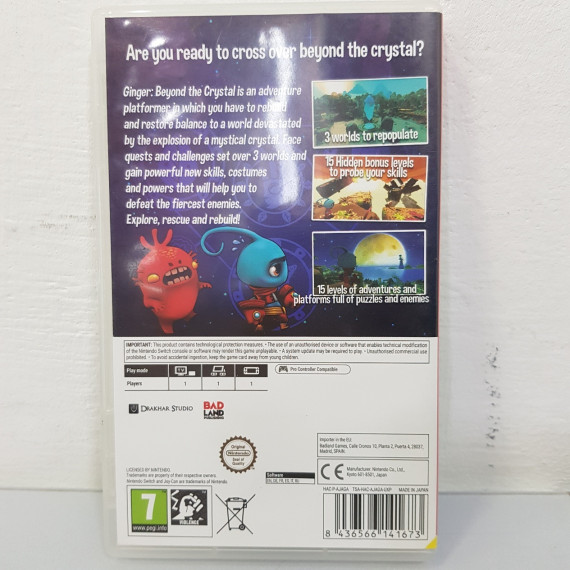 8-8-63499-2-Videojuego Nintendo Switch Ginger Beyond The Crystal