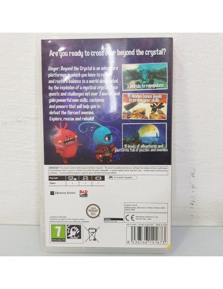 8-8-63499-2-Videojuego Nintendo Switch Ginger Beyond The Crystal