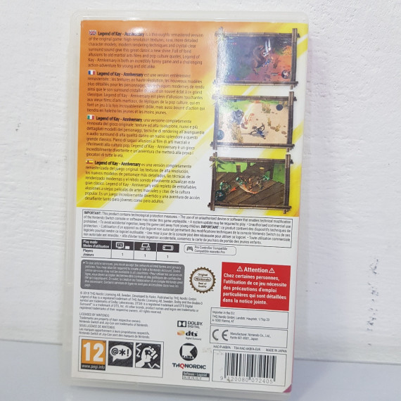 8-8-63505-2-Videojuego Nintendo Switch Legend of Kay Anniversary
