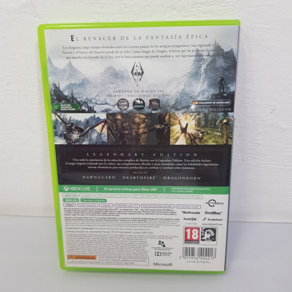 8-8-63642-3-Videojuego Xbox 360 Skyrim Legendary Edition 