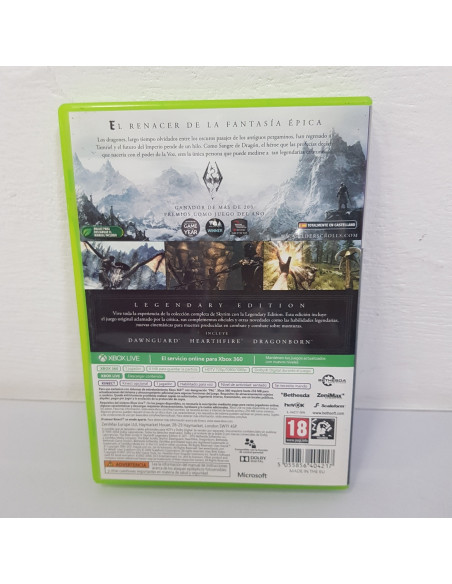 8-8-63642-3-Videojuego Xbox 360 Skyrim Legendary Edition 