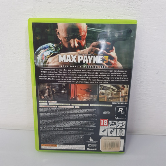 8-8-63644-3-Videojuego Xbox 360 Max Payne 3