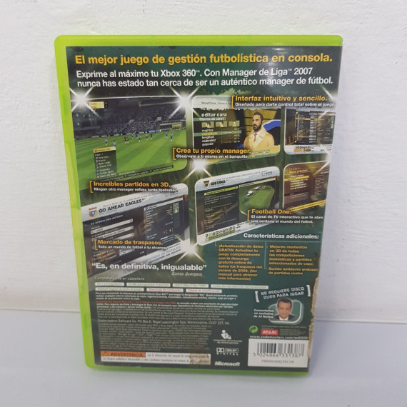 8-8-64639-3-Videojuego Xbox 360 Manager de Liga 