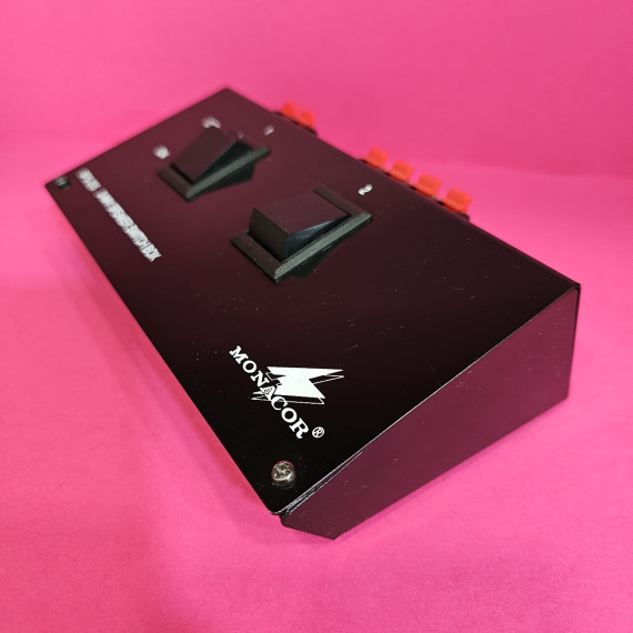 8-8-64900-3-Música profesional MONACOR SPS-20S Caja de conmutación para altavoces
