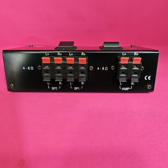 8-8-64900-4-Música profesional MONACOR SPS-20S Caja de conmutación para altavoces