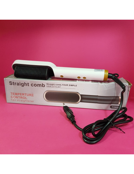 8-8-65219-1-Secador Pelo Cepillo alisador Straight Comb (Nuevo)