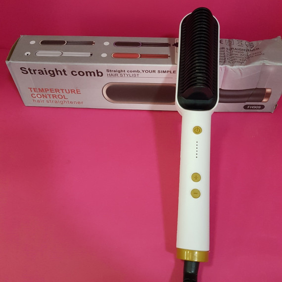 8-8-65219-2-Secador Pelo Cepillo alisador Straight Comb (Nuevo)