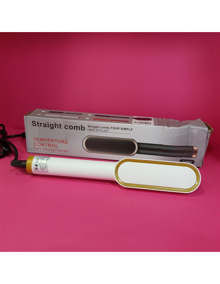 8-8-65219-3-Secador Pelo Cepillo alisador Straight Comb (Nuevo)