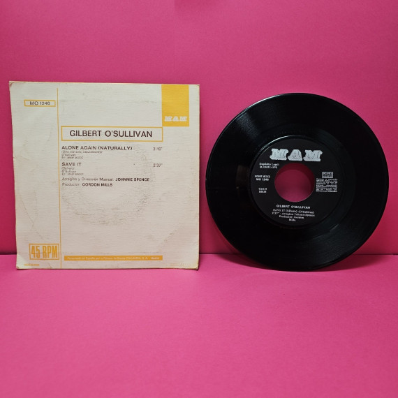 8-8-65405-3-Vinilo Gilbert O Sullivan Alone Again 