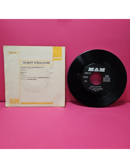 8-8-65405-3-Vinilo Gilbert O Sullivan Alone Again 