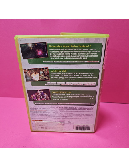 8-8-66240-3-Videojuego Xbox 360 Live Arcade Game Pack