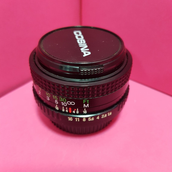 8-8-66595-2-Objetivo Objetivo cosina 50mm 1:1.9 49 Manual