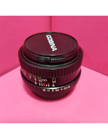 8-8-66595-2-Objetivo Objetivo cosina 50mm 1:1.9 49 Manual