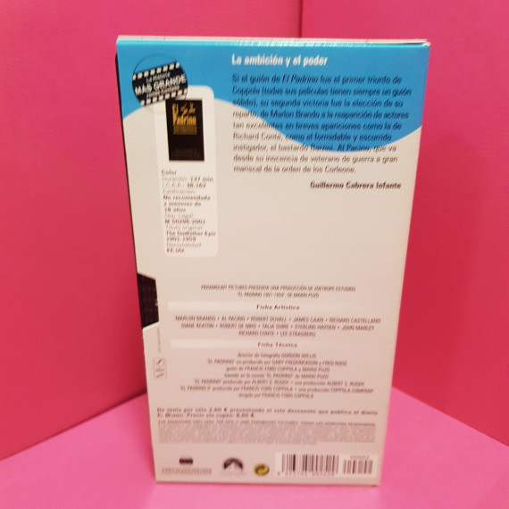 8-8-66644-2-Cine, DVD y películas VHS El Padrino Epico Parte II