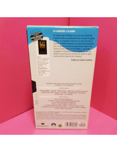 8-8-66644-2-Cine, DVD y películas VHS El Padrino Epico Parte II