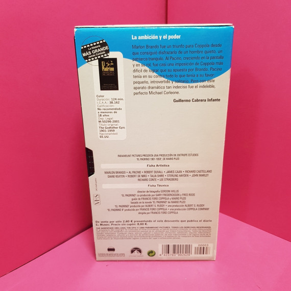 8-8-66645-2-Cine, DVD y películas VHS El Padrino Epico Parte III