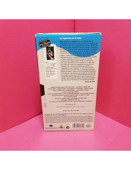 8-8-66647-2-Cine, DVD y películas VHS West Side Story 
