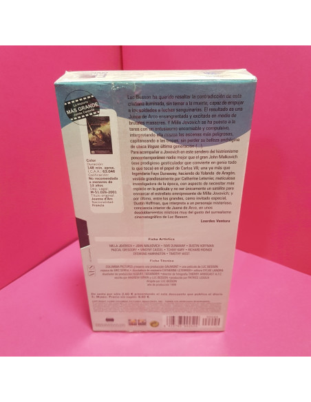 8-8-66651-2-Cine, DVD y películas VHS Juana de Arco