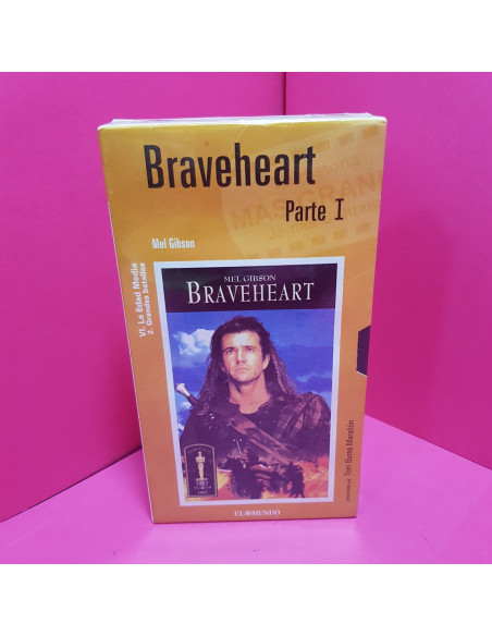 8-8-66652-1-Cine, DVD y películas VHS Braveheart Parte I