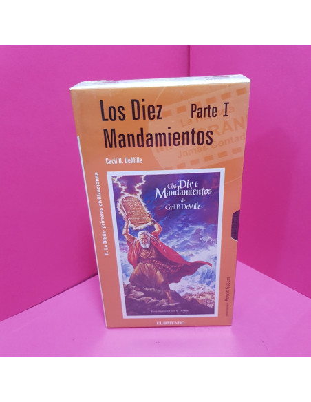 8-8-66653-1-Cine, DVD y películas VHS Los Diez Mandamientos Parte I