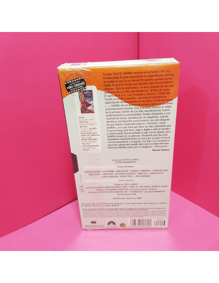 8-8-66654-2-Cine, DVD y películas VHS Los Diez Mandamientos Parte II