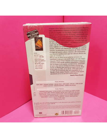 8-8-66655-2-Cine, DVD y películas VHS La Vida de Brian 