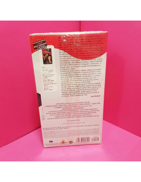8-8-66657-2-Cine, DVD y películas VHS El Hombre de la Mascara de Hierro