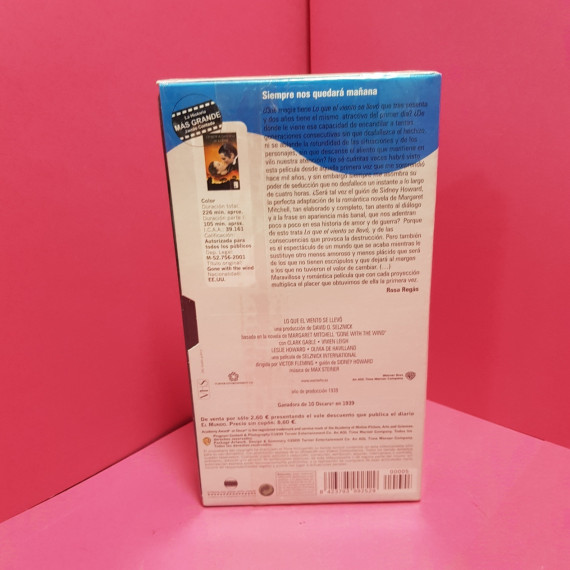8-8-66659-2-Cine, DVD y películas VHS Lo que el Viento se Llevó Parte I