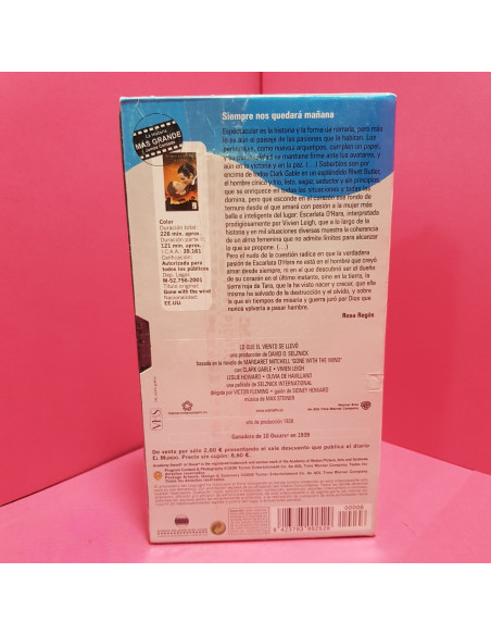 8-8-66660-2-Cine, DVD y películas VHS Lo que el Viento se LLevó Parte II