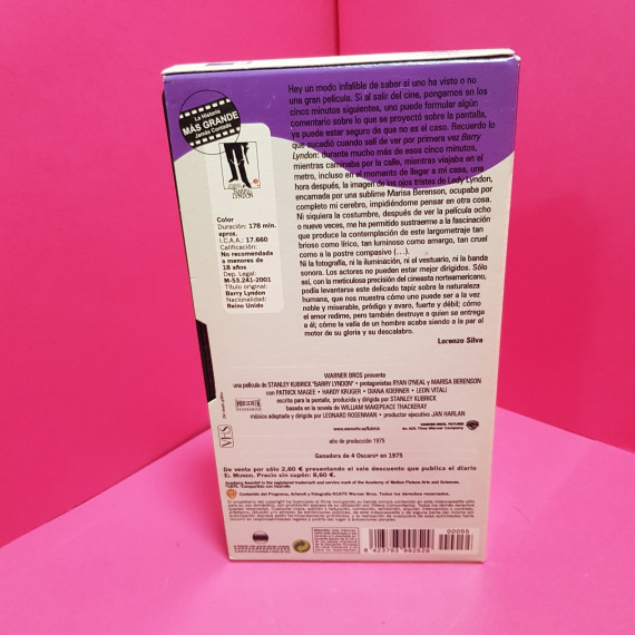 8-8-66662-2-Cine, DVD y películas VHS Barry Lyndon 