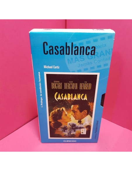 8-8-66663-1-Cine, DVD y películas VHS Casablanca