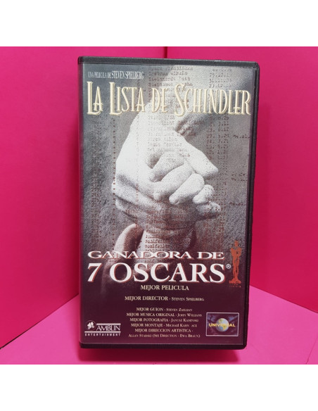 8-8-67142-1-Reproductor video VHS La Lista de Schindler