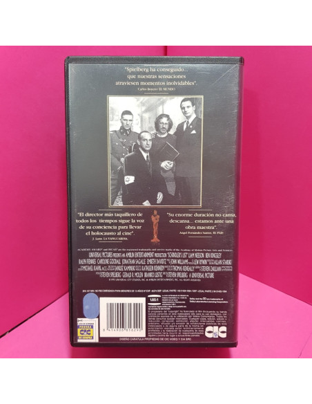 8-8-67142-2-Reproductor video VHS La Lista de Schindler
