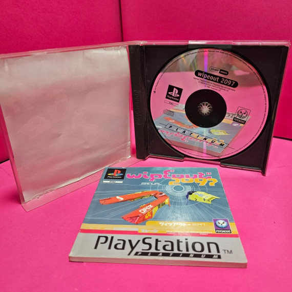 8-8-67426-7-Videojuego PS1 Wipeout 2097