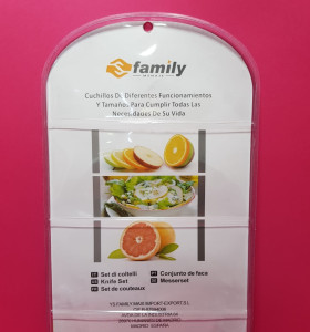 8-8-67585-1-Set Cuchillos Cocina INOX 5 piezas de acero inox. Azul (Nuevo)  2