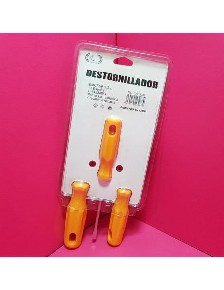 8-8-67596-2-Juego Destornilladores EMCEURO Destornillador 3 Piezas